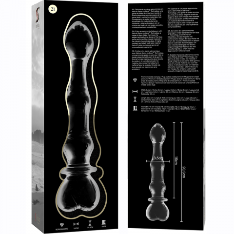Dildo Sticla NEBULA SERIES BY IBIZA Model 21 dildo borosilicate glass 20.5 cm [3]