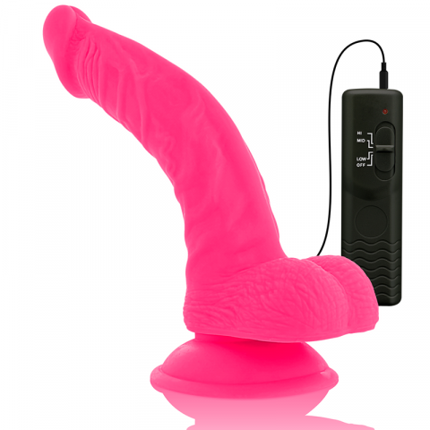 Dildo Vibrator Diversia Flexible vibrating dildo 21.5 cm -o- 4.5 cm [6]