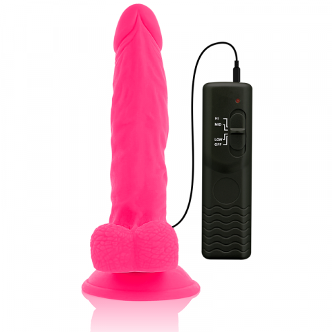 Dildo Vibrator Diversia Flexible vibrating dildo 18 cm -o- 4 cm [1]