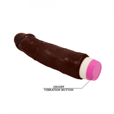 Dildo Baile Waves Of Pleasure Vibrator Brown 19.5 cm [6]