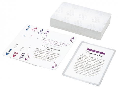 Joc Erotic Carti Fifty Shades of Grey Play Nice Talk Dirty Inspiration Cards [2]