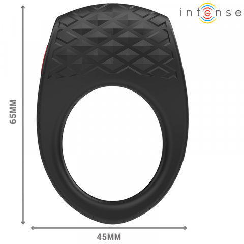 Jucarii Sexuale - Inel Vibrator Penis Intense Clover vibrator penis ring 10 vibrations black
