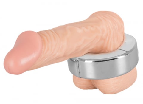 Jucarii Sexuale - Inel Vibrator Penis Testicule Barbati Fetish Collection Magnetic Ball Stretcher