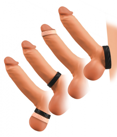 Inel Penis Testicule Barbati 4in1 Cock Rings [6]