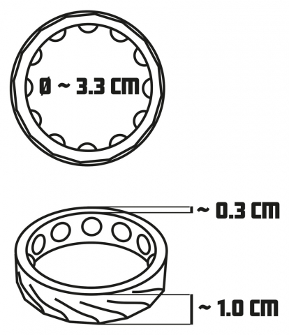 Inel Penis Testicule Barbati 4in1 Cock Rings [7]