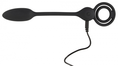 Inel Vibrator Penis Testicule Barbati Rebel Cock and Ball Ring with RC Butt Plug [5]