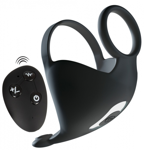 Inel vibrator - Inel Vibrator Penis Testicule Barbati Rebel Cock Ring with RC Ball Massager