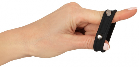 Inel Vibrator Penis Testicule Rebel Cock Ring with Studs [4]
