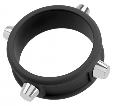 Inel vibrator - Inel Vibrator Penis Testicule Rebel Cock Ring with Studs