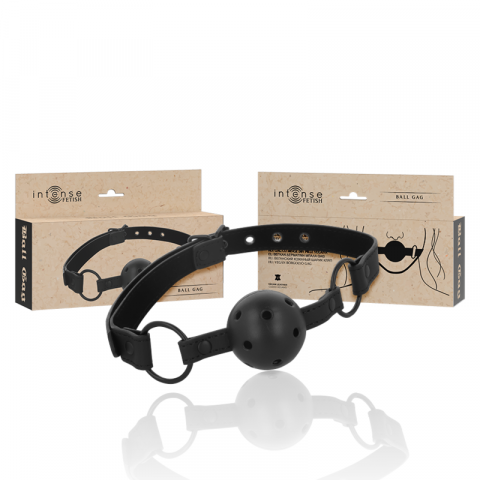 Bondage BDSM - Calus Intense Fetish Vegan Leather Ball Gag