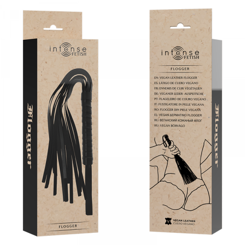 Bici Intense Fetish Vegan Leather Flogger [3]