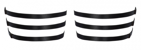 Jartiere negre Cottelli ACCESSOIRES Suspender Garters [2]