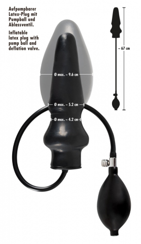 Plug Anal LATE X  Inflatable Latex Plug [2]