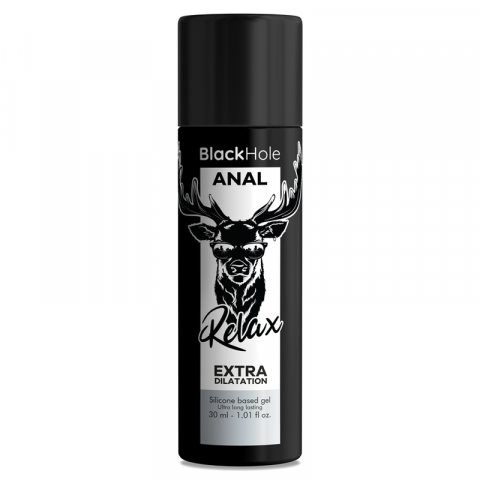 Lubrifianti - Lubrifiant Anal Black Hole Gel Silicone Base Anal Dilation 30 ml