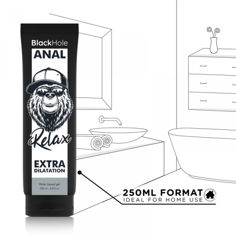 Lubrifiant Anal Black Hole Water Base Gel Anal Dilation 250 ml [1]