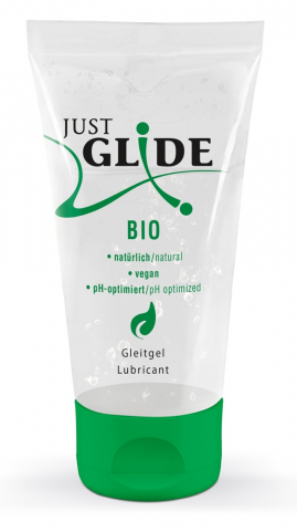 Lubrifianti - Lubrifiant Baza Apa Vaginal Just Glide Bio 50/200 ml