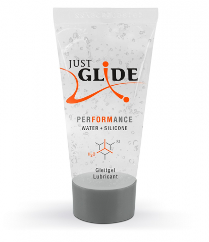 Lubrifianti - Lubrifiant Vaginal Baza Apa Silicon Just Glide Performance 50/200 ml
