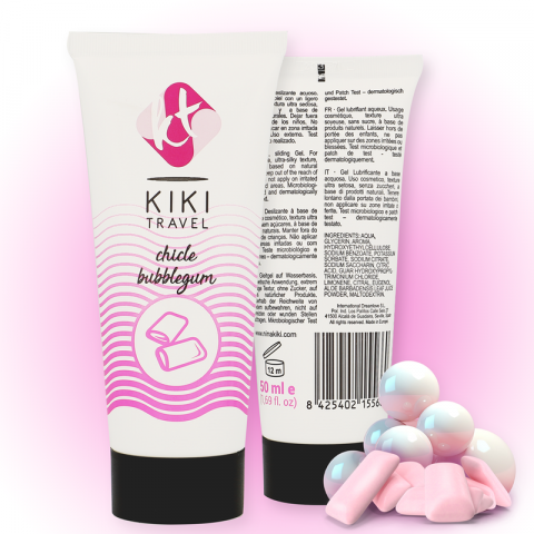 Lubrifiant Baza Apa KIKI TRAVEL Bubblegum lubricant 50 ml [5]