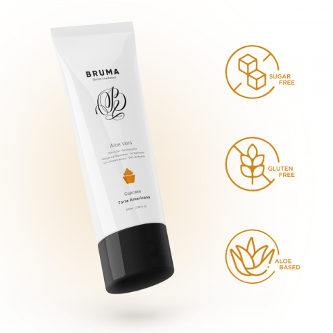 Lubrifiant Bruma Aloe vera sliding gel cupcake flavor 100 ml [2]