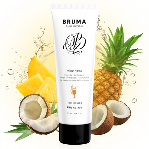Lubrifianti - Lubrifiant Bruma Aloe vera sliding gel pina colada flavor 100 ml