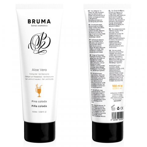 Lubrifiant Bruma Aloe vera sliding gel pina colada flavor 100 ml [3]
