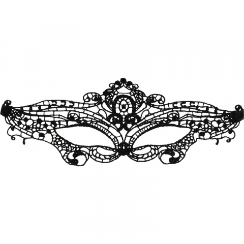 Masca Coquette Chic Desire Fine Black Lace Mask [5]