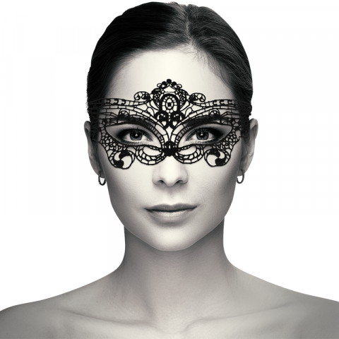 Masca Coquette Chic Desire Fine Black Lace Mask [4]