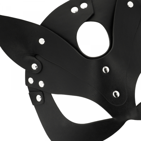 Masca Coquette Chic Desire Vegan Leather Mask With Cat Ears [4]