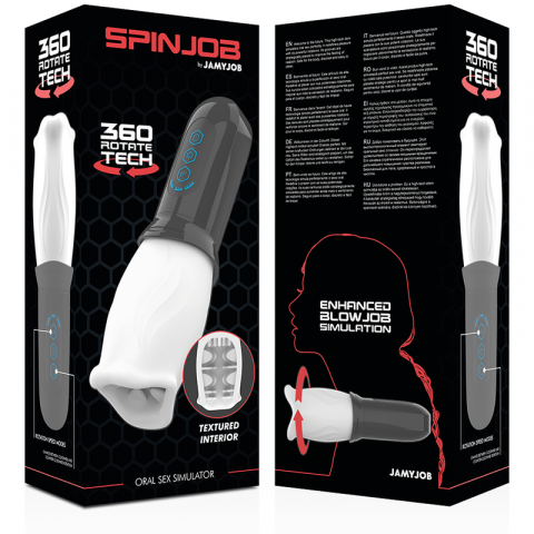 Masturbator Rotativ Jamyjob Spinjob Oral Sex Stimulator [8]