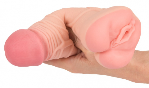 Masturbator Extensie Penis Nature Skin 2in1 Extension + Masturbator [3]