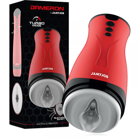 Jucarii Sexuale - Masturbator Jamyjob Dameron Suction and Vibration Masturbator