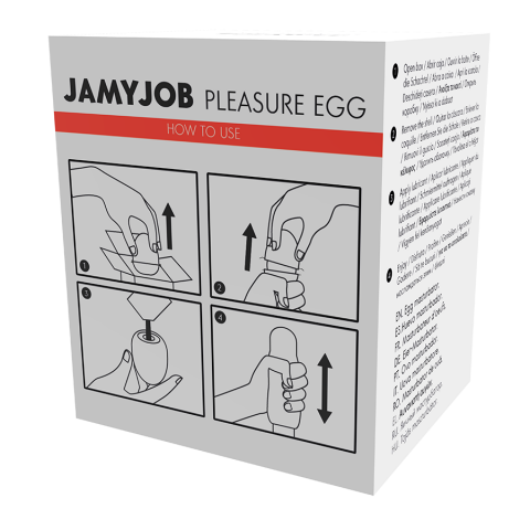 Masturbator Ou Barbati Jamyjob Egg masturbator red edition discrett [4]