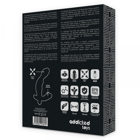 Stimulator Anal Addicted Toys Anal Stimulator Prostate Realistic Silicone P-spot Vibe [6]