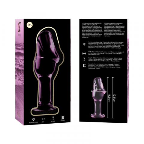 Plug Anal NEBULA SERIES BY IBIZA model 6 anal plug borosilicate glass 12.5 cm [5]