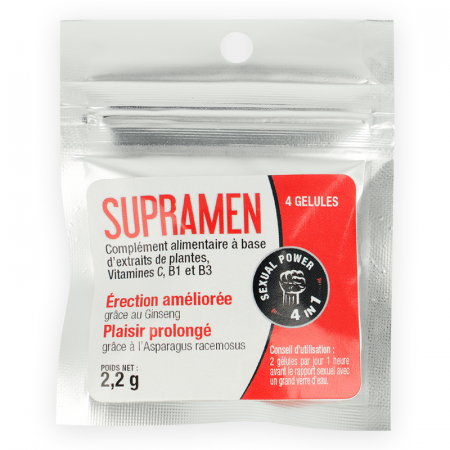 Stimulente Afrodiziace - Pastile Potenta Barbati Supramen 4tab