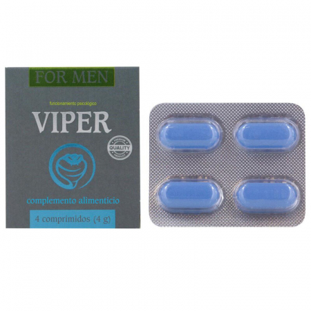 Stimulente Afrodiziace - Pastile Potenta Viper for Men 4tab