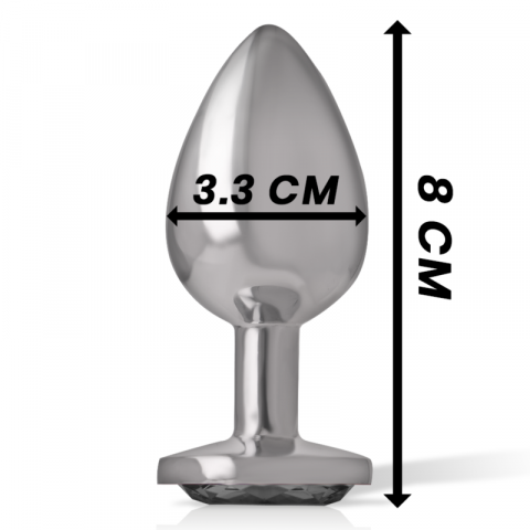 Plug Anal Intense Aluminum metal anal plug glass size M [4]