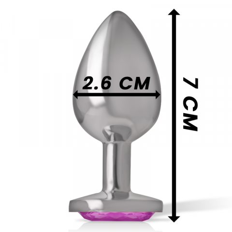 Plug Anal Intense Aluminum metal anal plug heart size S [4]