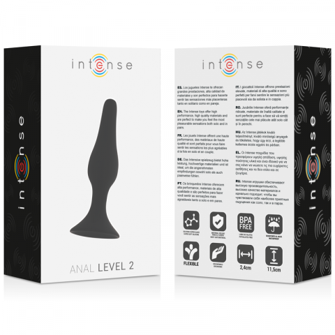 Plug Anal Intense Anal level 2 11.5cm black [1]