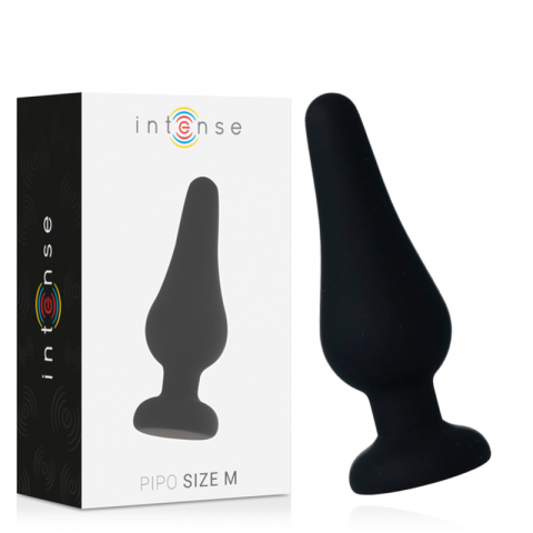 Plug Anal Intense Anal plug pipo m black silicone 11 cm [3]