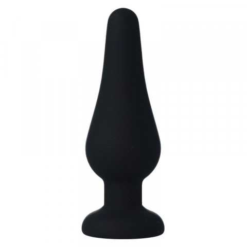 Jucarii Sexuale - Plug Anal Intense Anal plug pipo m black silicone 11 cm