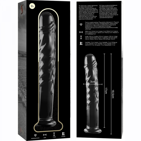 Plug Anal NEBULA SERIES BY IBIZA model 16 dildo borosilicate glass 18.5 cm [3]