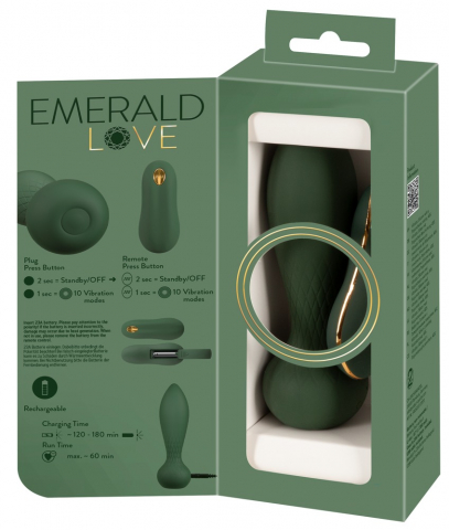 Plug Anal Vibrator Emerald Love Luxurious RC Anal Plug [11]