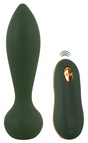 Jucarii Sexuale - Plug Anal Vibrator Emerald Love Luxurious RC Anal Plug