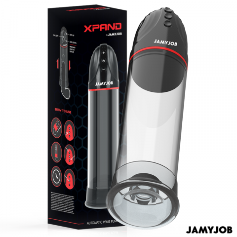 Pompa Penis - Pompa Automata Penis Jamyjob xpand automatic pump 3 suction levels grey