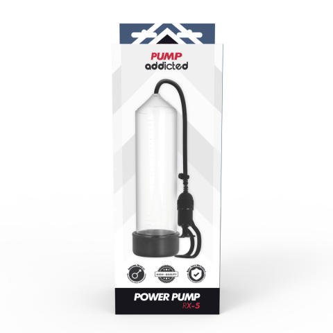 Pompa penis Pump Addicted Rx5 Transparent [4]