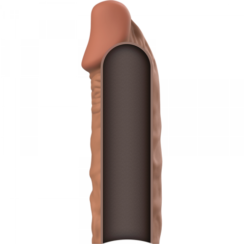 Prelungitor Penis Virilxl Liquid Silicone V5 Brown Penis Extension [1]