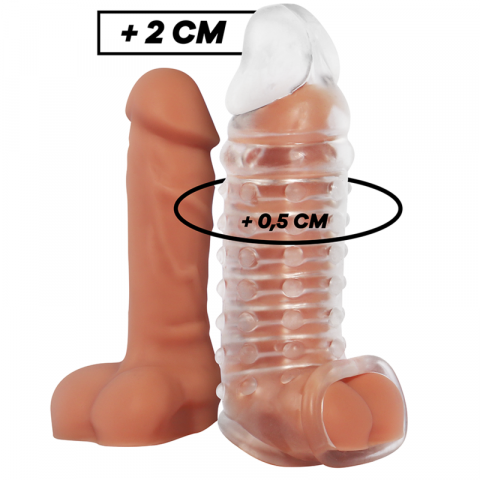 Prelungitor Penis - Prelungitor Penis Virilxl Liquid Silicone V11 Transparent Penis Extension