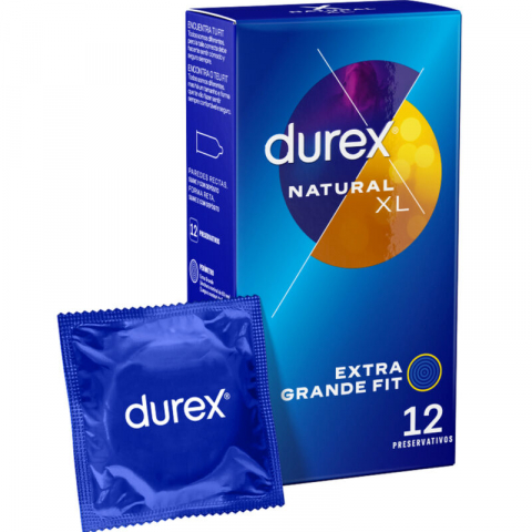 Prezervative - Prezervative DUREX - NATURAL XL 12 buc