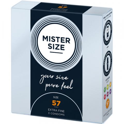 Prezervative MISTER SIZE - CONDOM SIZE L 57 MM 3 buc [1]